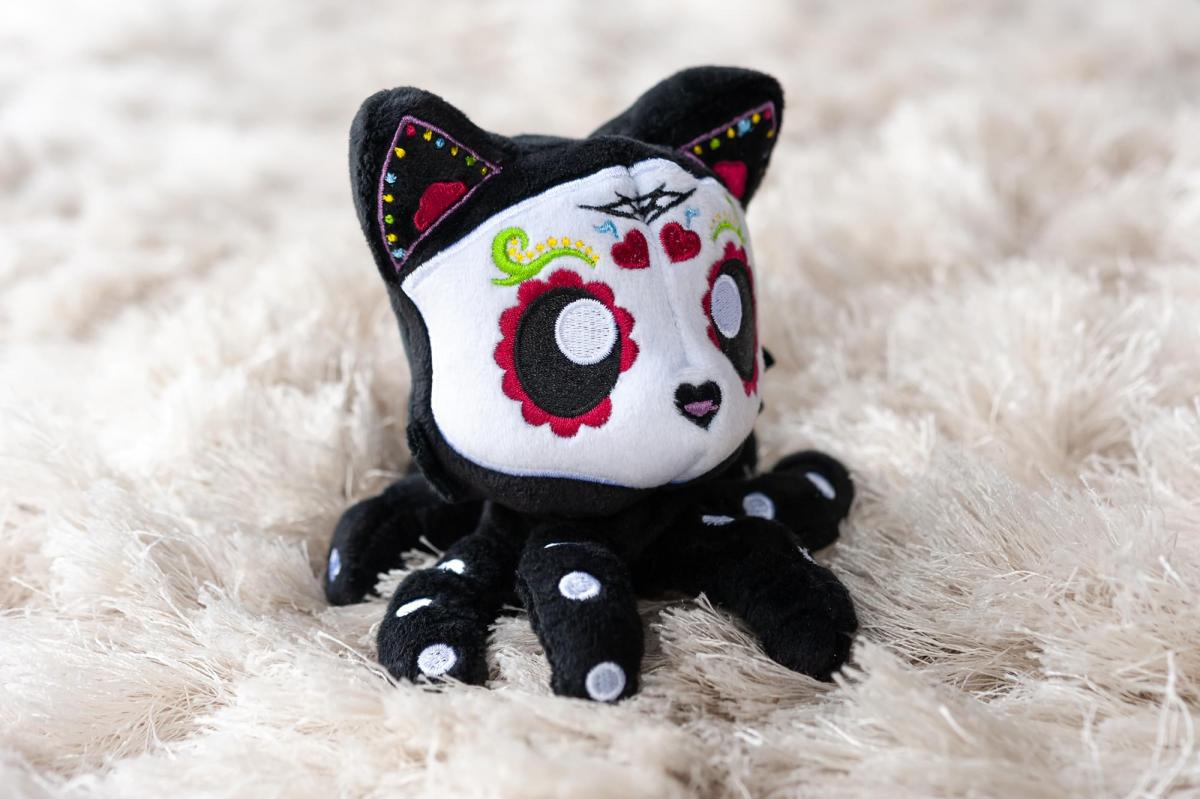 Sugar Skull Tentacle Kitty 4 Inch Little Ones Plush picture
