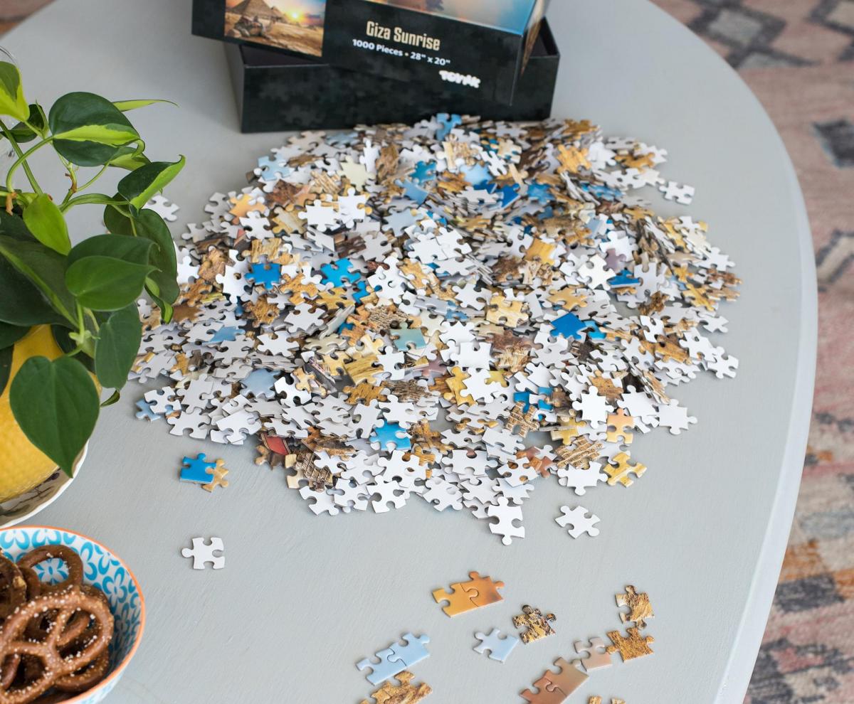 Giza Sunrise Ancient Egypt Pyramid Puzzle | 1000 Piece Jigsaw Puzzle picture