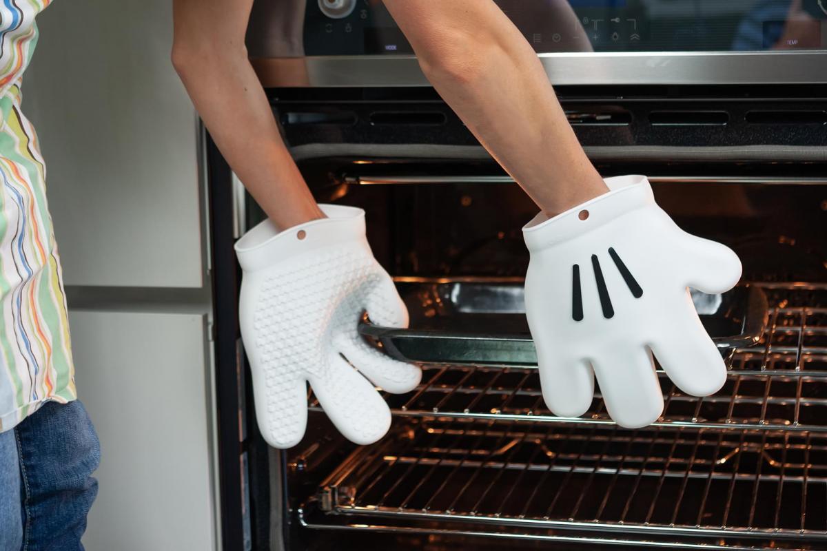 Disney Mickey Mouse Silicone Oven Gloves | Right & Left Hand picture