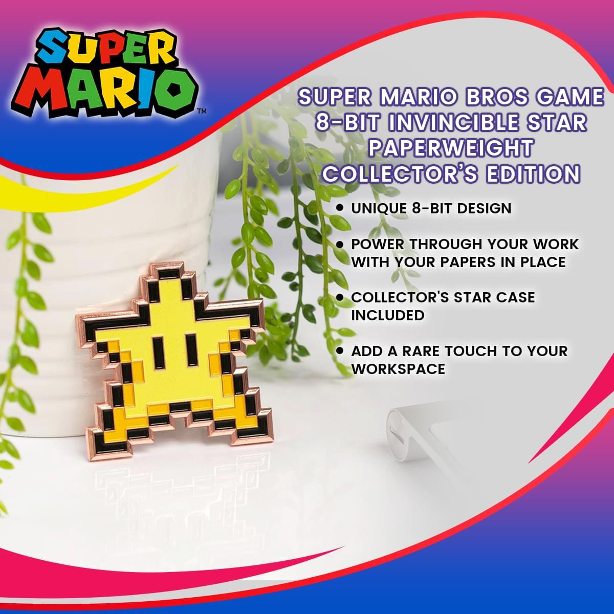 8-Bit Invincible Star Paperweight picture