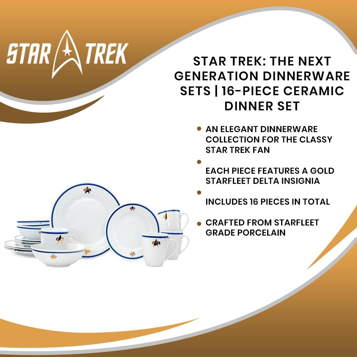 Star Trek Delta Classic 16-Piece Dinnerware Set picture