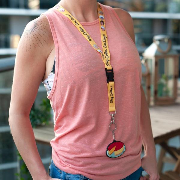 Golden Girls "Stay Golden" Lanyard w/ Charm (SDCC Exclusive) picture