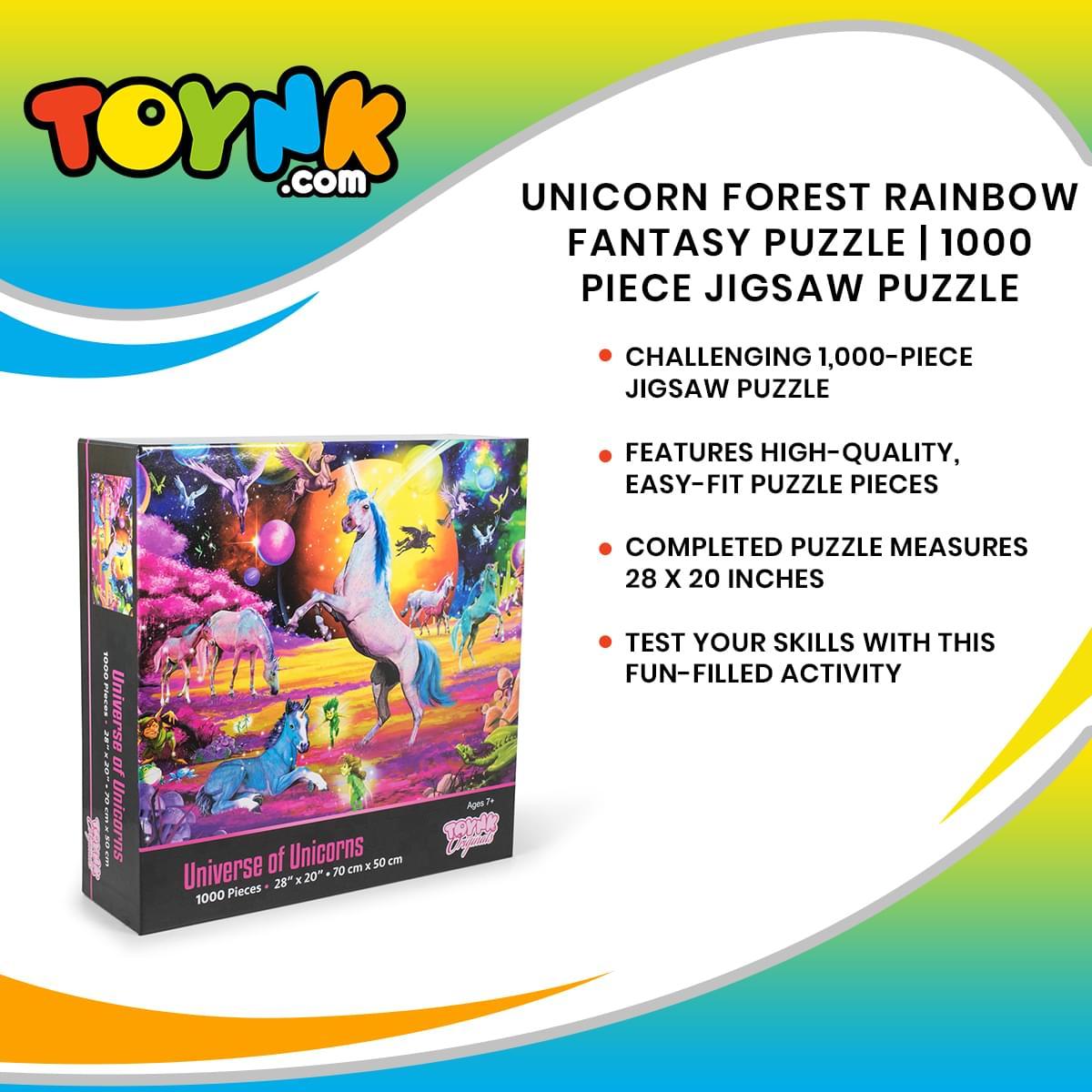 Universe of Unicorns Rainbow Fantasy Puzzle | 1000 Piece Jigsaw Puzzle picture