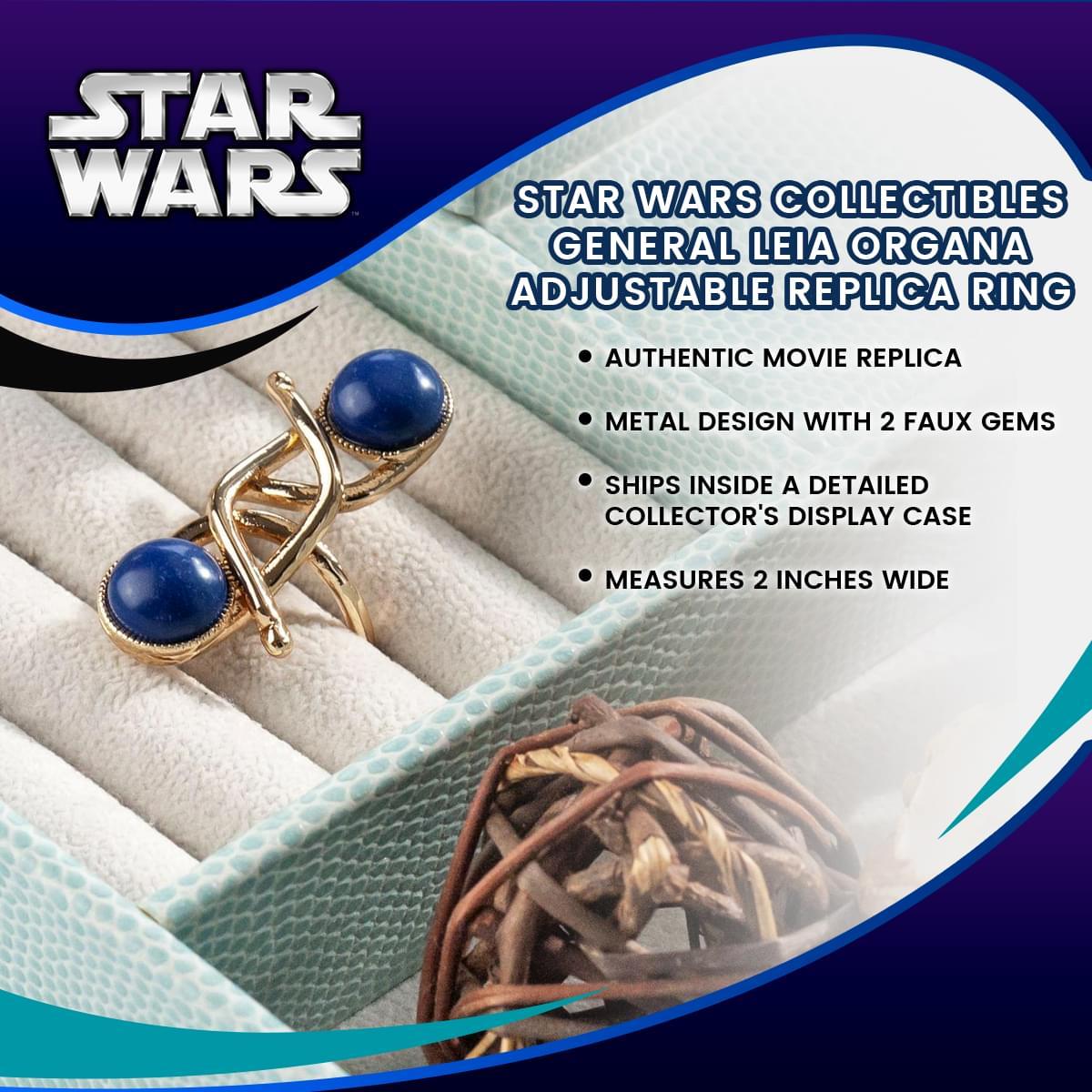 Star Wars General Leia Organa Women's Ring, Adjustable picture