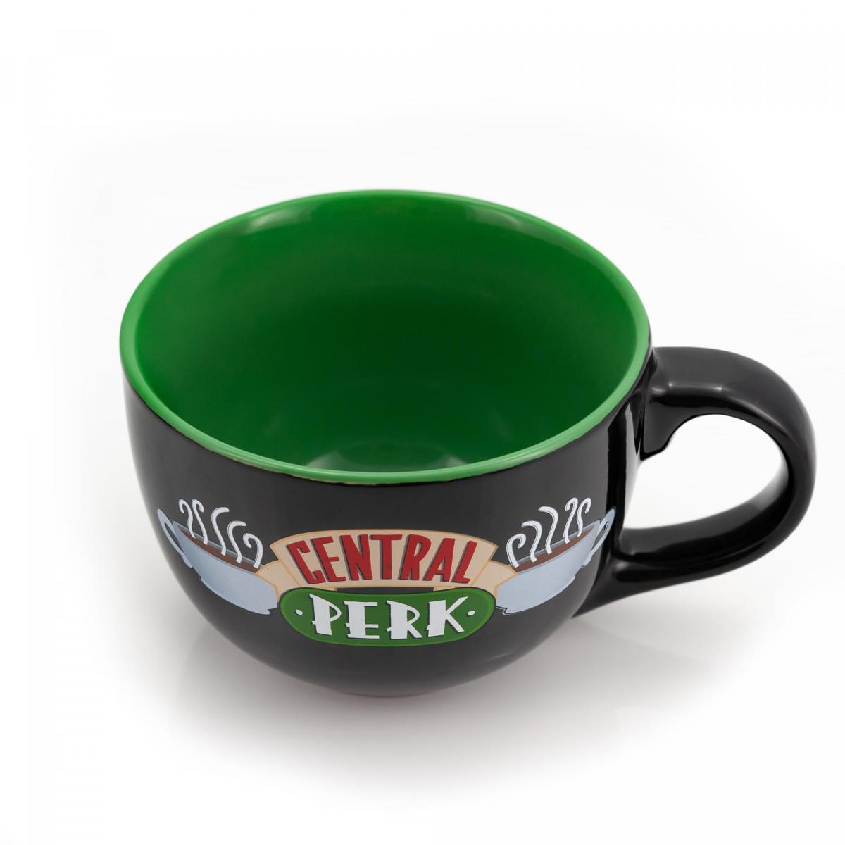 Friends Central Perk Ceramic 24oz Black Ceramic Soup Mug picture