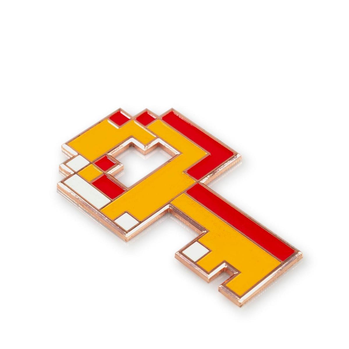 Legend of Zelda Diecast Metal 8-Bit Boss Key Replica picture