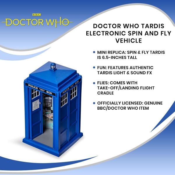 Doctor Who Spin And Fly Tardis Electronic Vehicle picture
