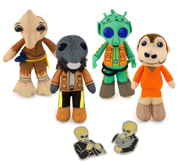 Star Wars - Mos Eisley's Cantina Villains Plush Set of 4 picture