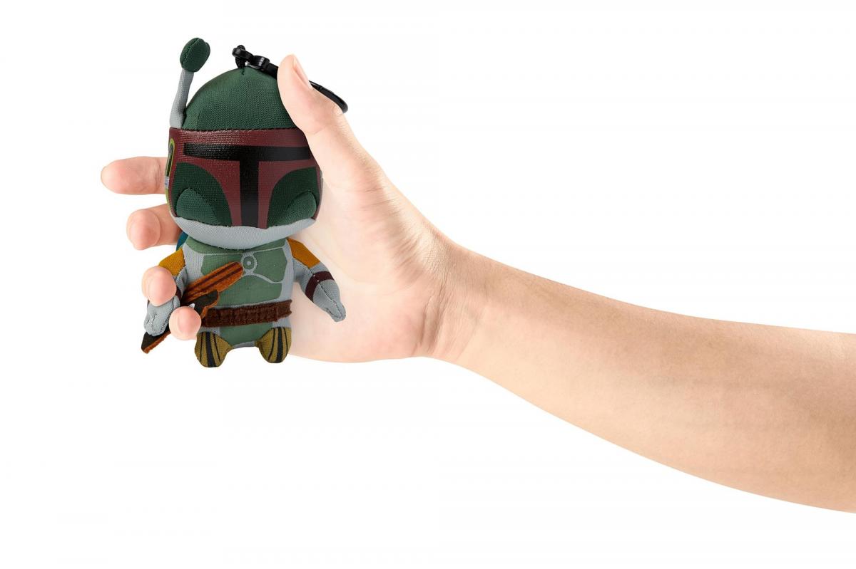Star Wars 4" Mini Talking Plush Clip On: Boba Fett picture