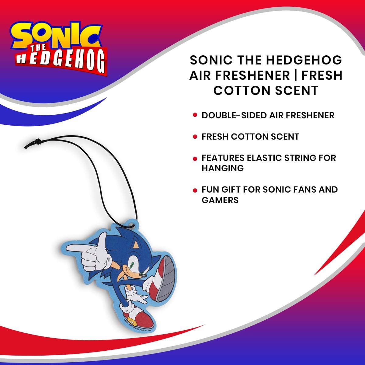 Sonic the Hedgehog Air Freshener | Fresh Cotton Scent picture