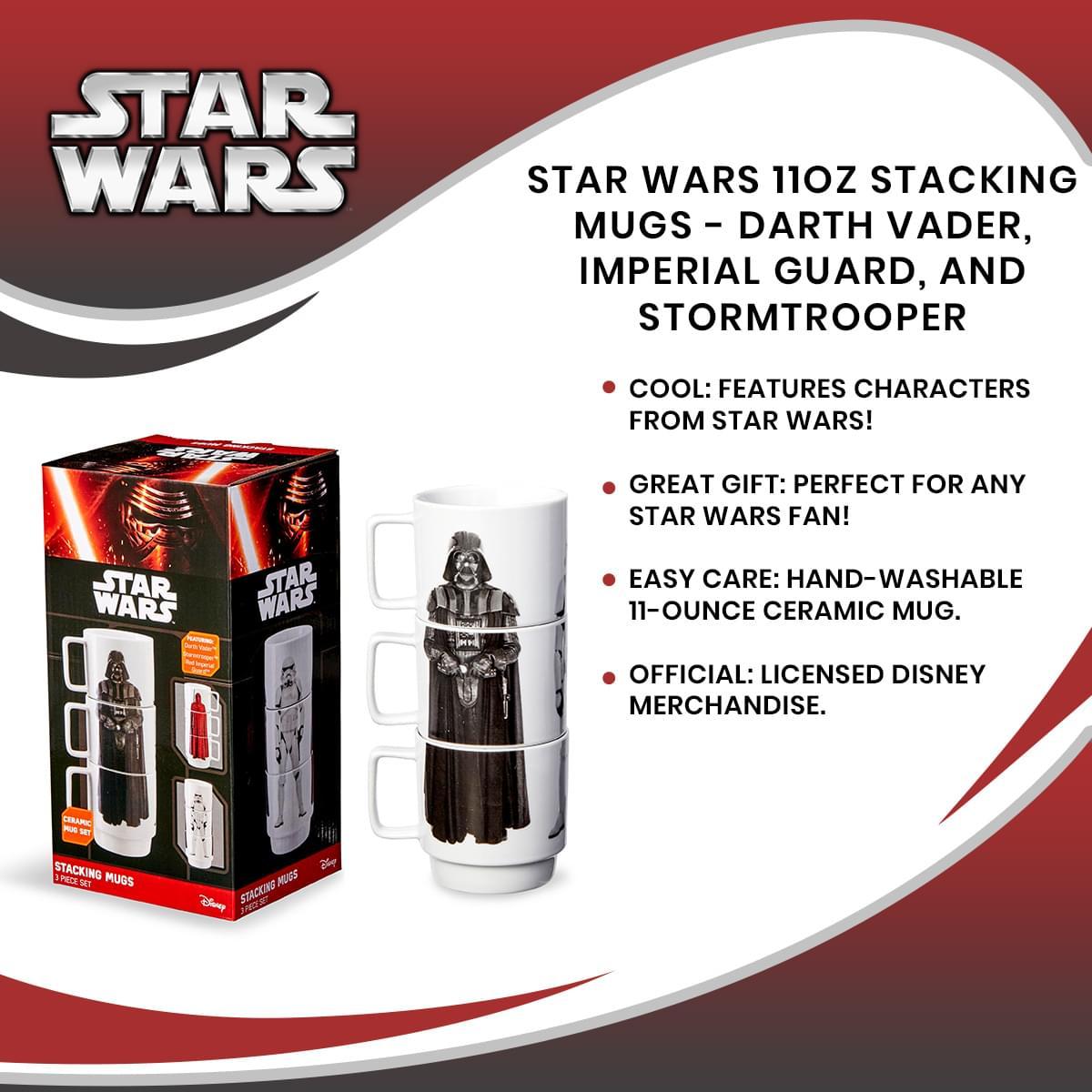 Star Wars Imperial Stacking Mugs 3-Piece Set picture