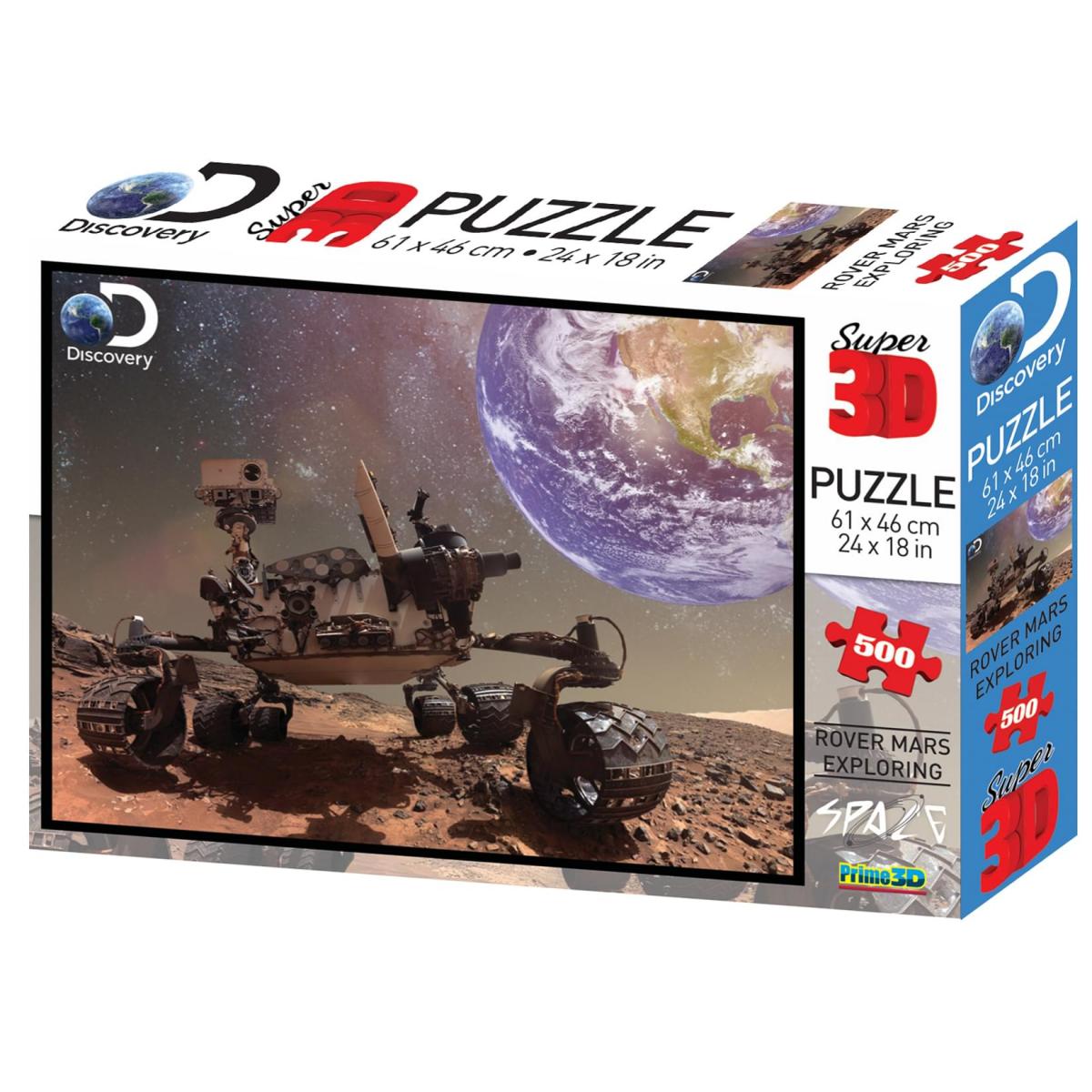 National Geographic Mars Rover 500 Piece 3D Jigsaw Puzzle picture