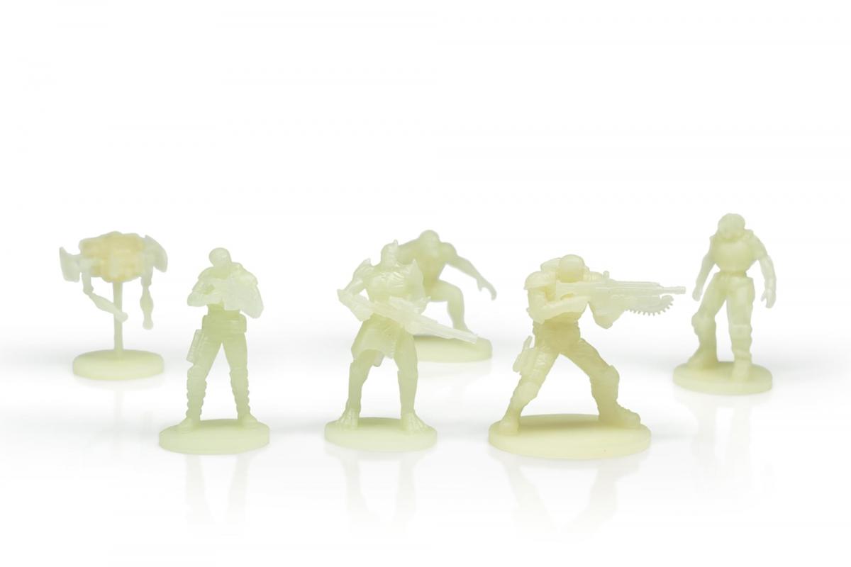 Gears of War Nanoforce Figure Collection | 6 Pack | GITD picture