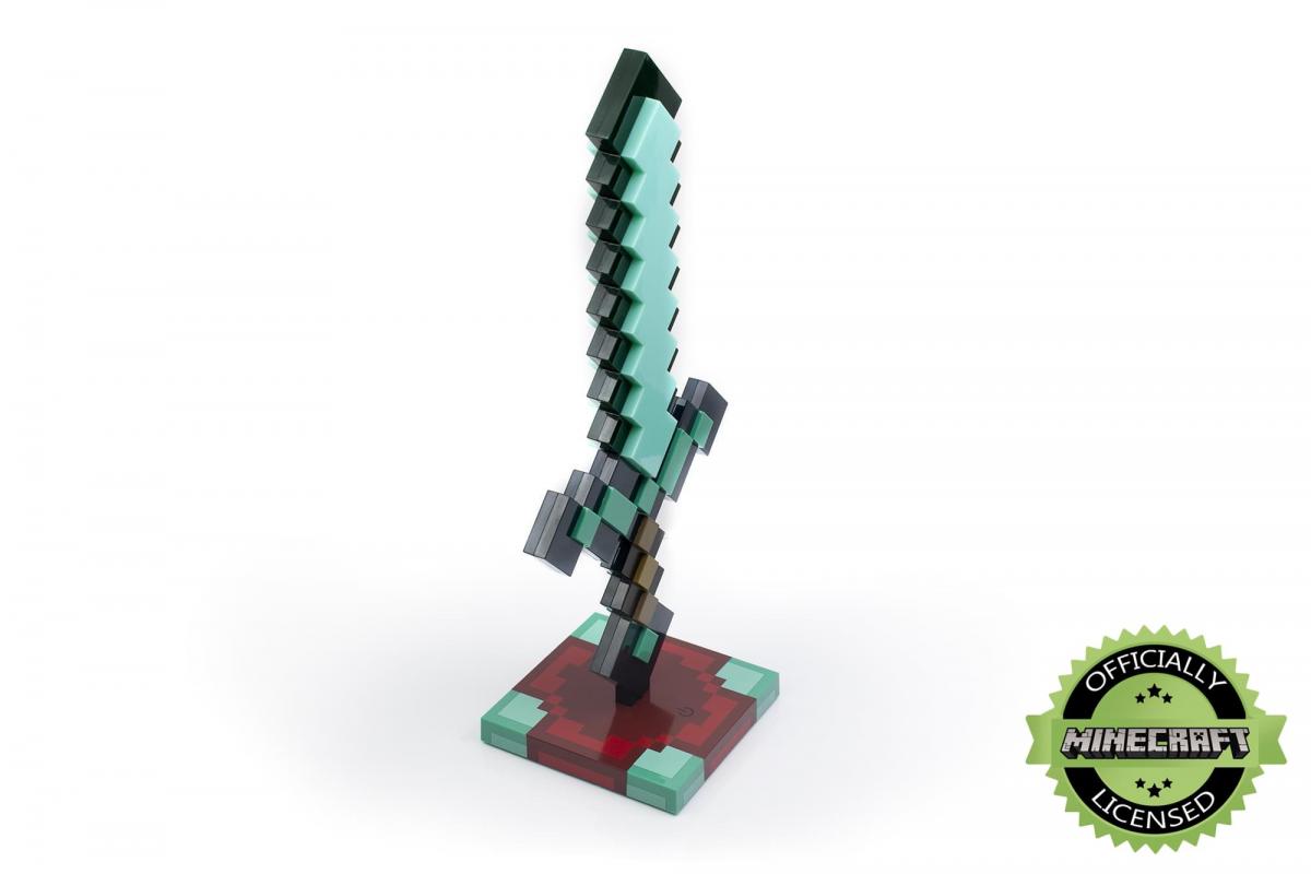 Minecraft Diamond Sword 14 Inch USB Desk Lamp picture