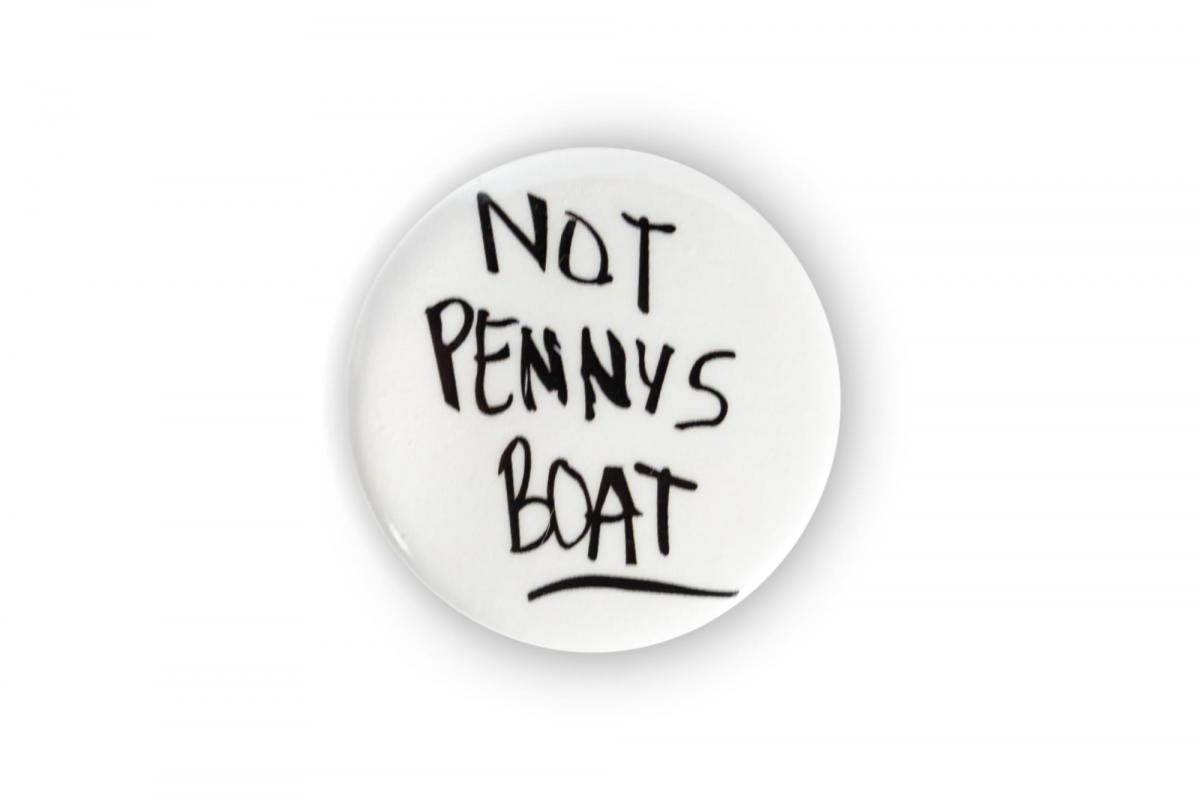 Lost "Not Penny's Boat" Collectible Button Pin picture