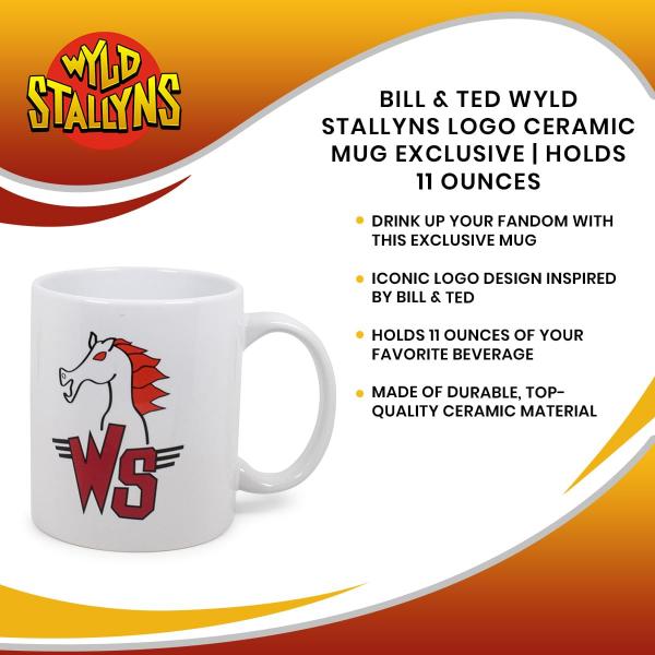 Bill & Ted Wyld Stallyns Logo 11 Ounce Ceramic Mug picture