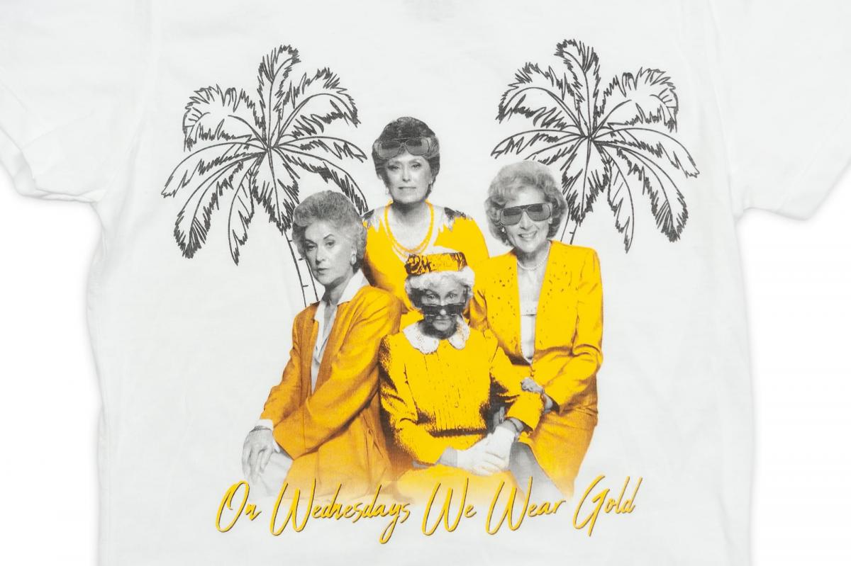 Golden Girls Gold Wednesday Womens White T-Shirt | SM picture