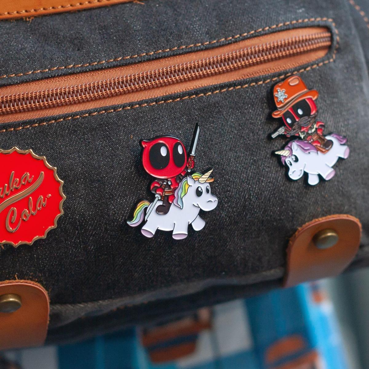 Marvel Deadpool Unicorn Enamel Pin, SDCC Exclusive picture