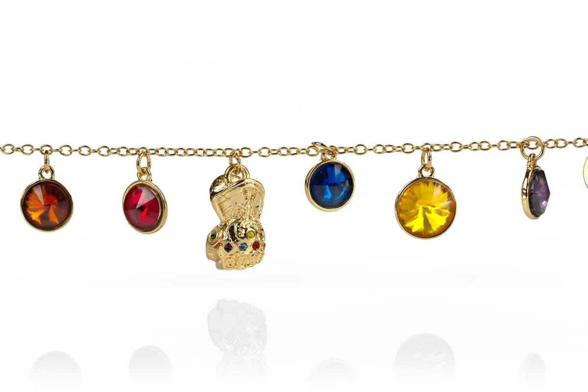 Marvel Avengers Endgame Infinity Stone Charm Bracelet picture