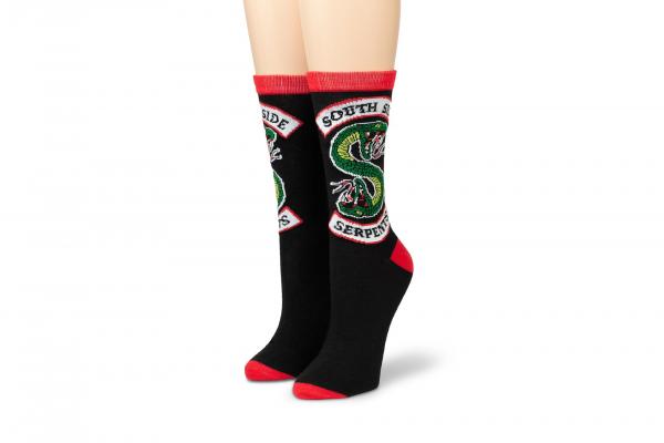 Riverdale Black Serpents Men's Casual Crew Sock | 1 Pair