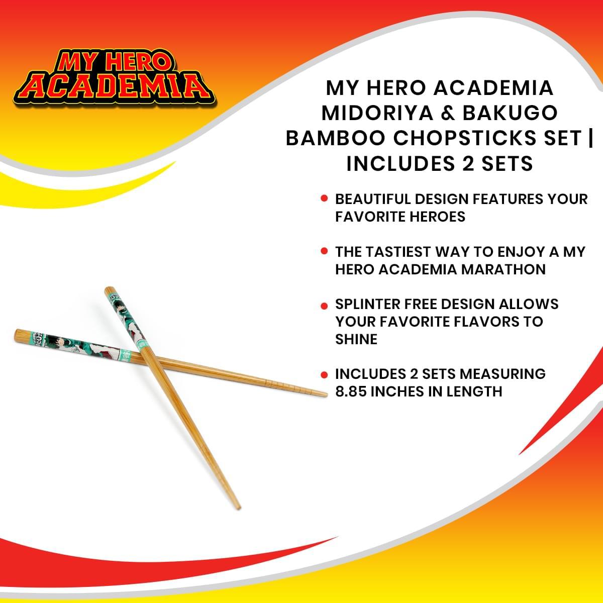 My Hero Academia Bamboo Chopsticks | Set of 2 picture