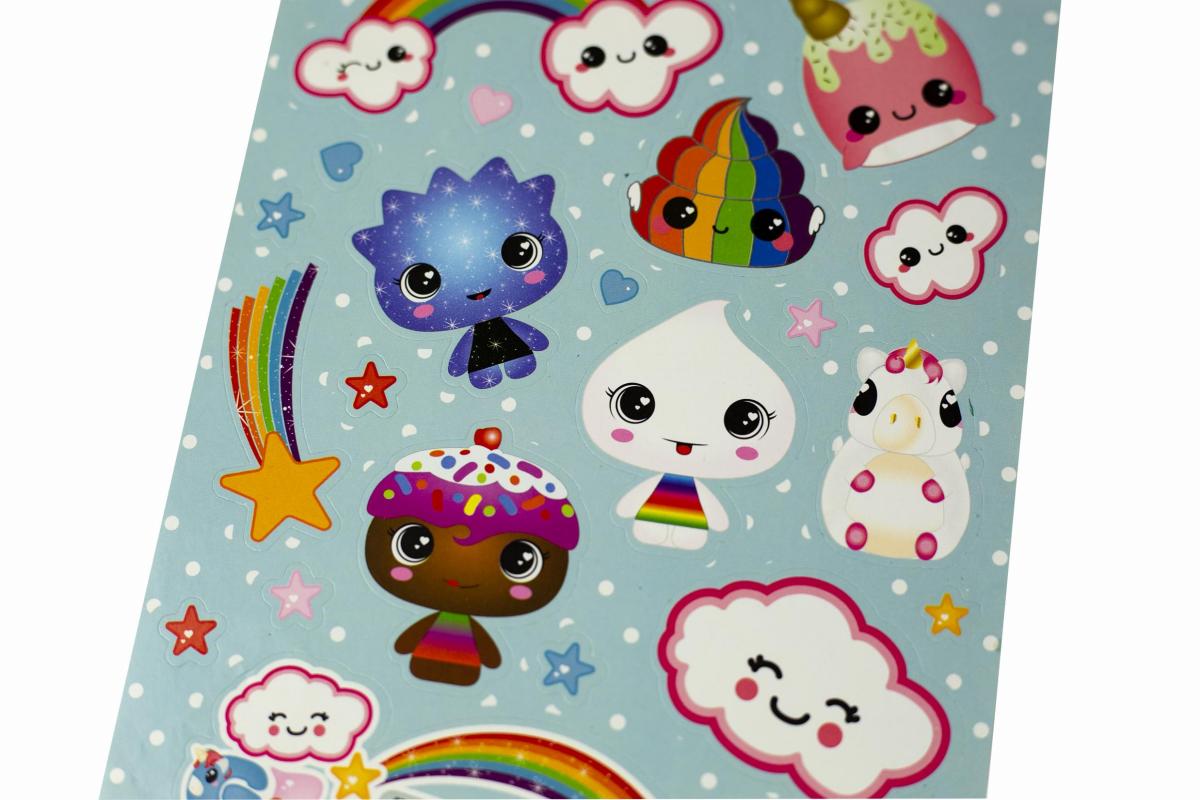 Glitter Galaxy Sticker Friends Sheet Wave 1 picture