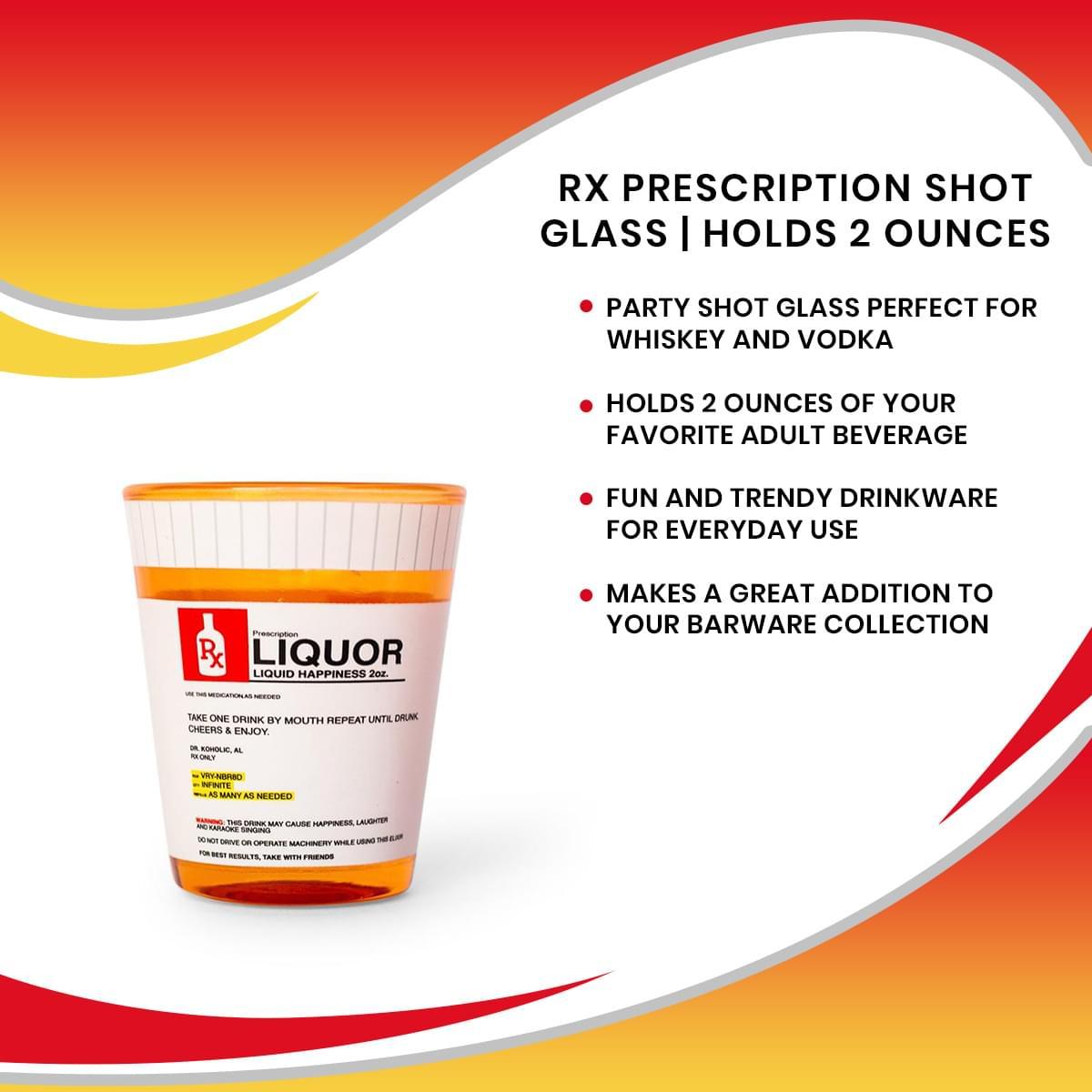 Rx Prescription 2oz Shot Glass picture