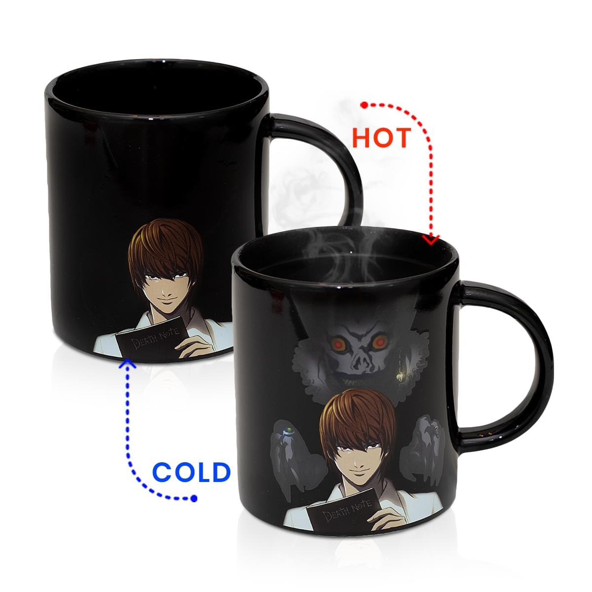 Death Note Light Yagami/ Ryuk Heat Changing 16oz Ceramic Mug picture