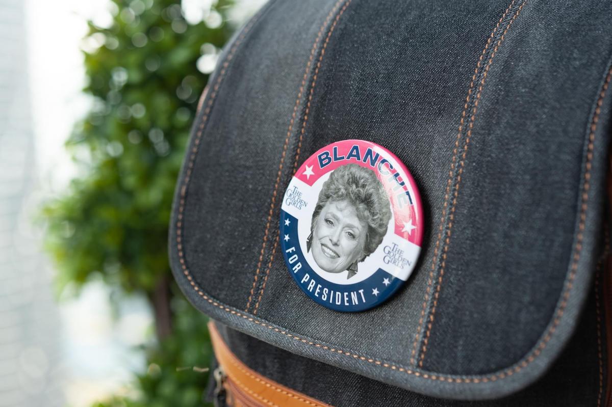 Golden Girls 2020 Blanche For President 3 Inch Button Pin picture