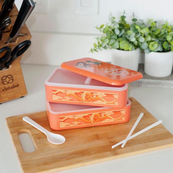 Dragon Ball Z Goku Bento Box w/ Chopsticks & Spoon picture