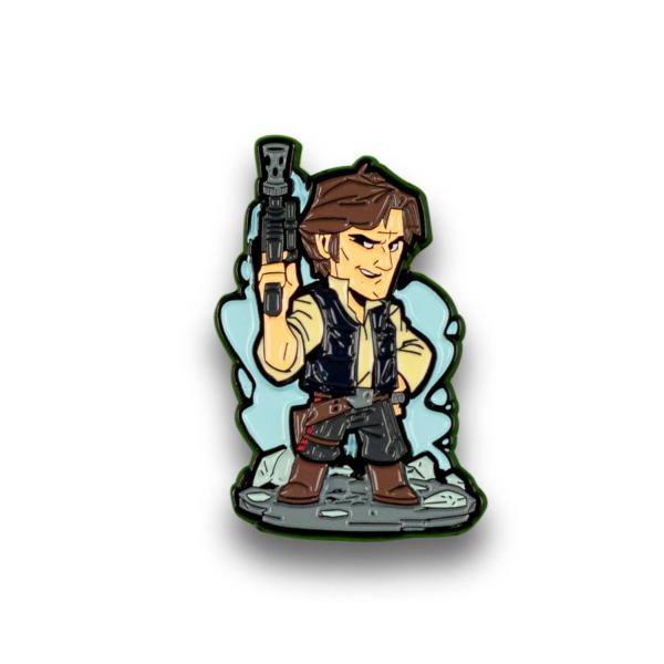 Star Wars Derek Laufman Enamel Pin, Han Solo picture