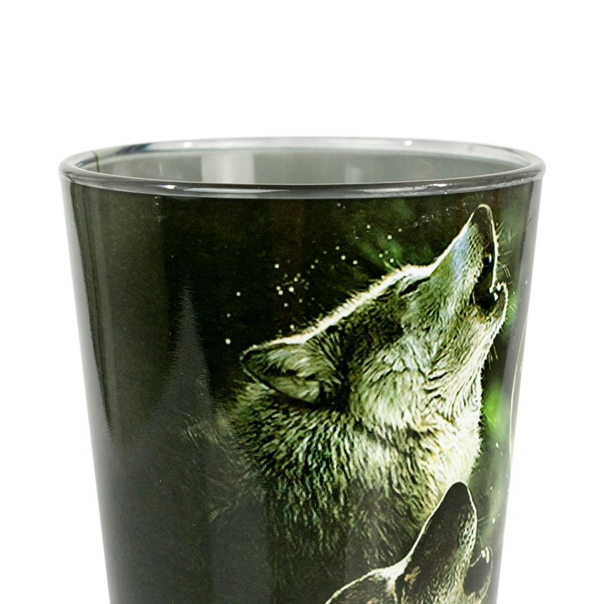 Wolf Pack Howling At The Moon 16oz Pint Glass picture