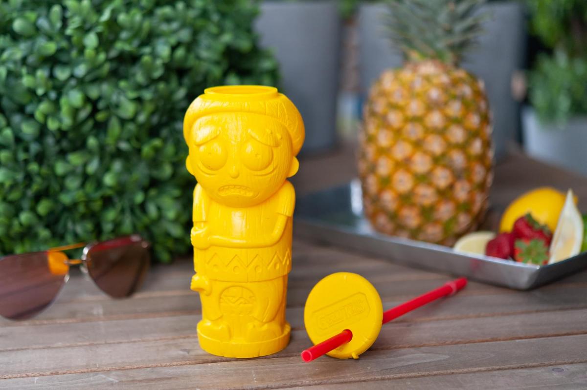 Geeki Tikis Rick and Morty Plastic Tumbler | Morty | Holds 21 Ounces picture