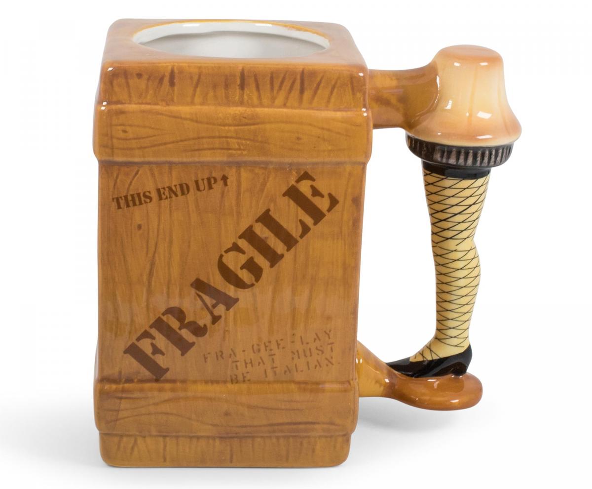 Christmas Story Leg Lamp 3D Ceramic Sculpted Mug picture
