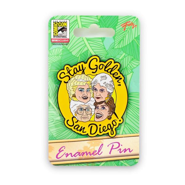 Golden Girls "Stay Golden" Enamel Pin (SDCC Exclusive)