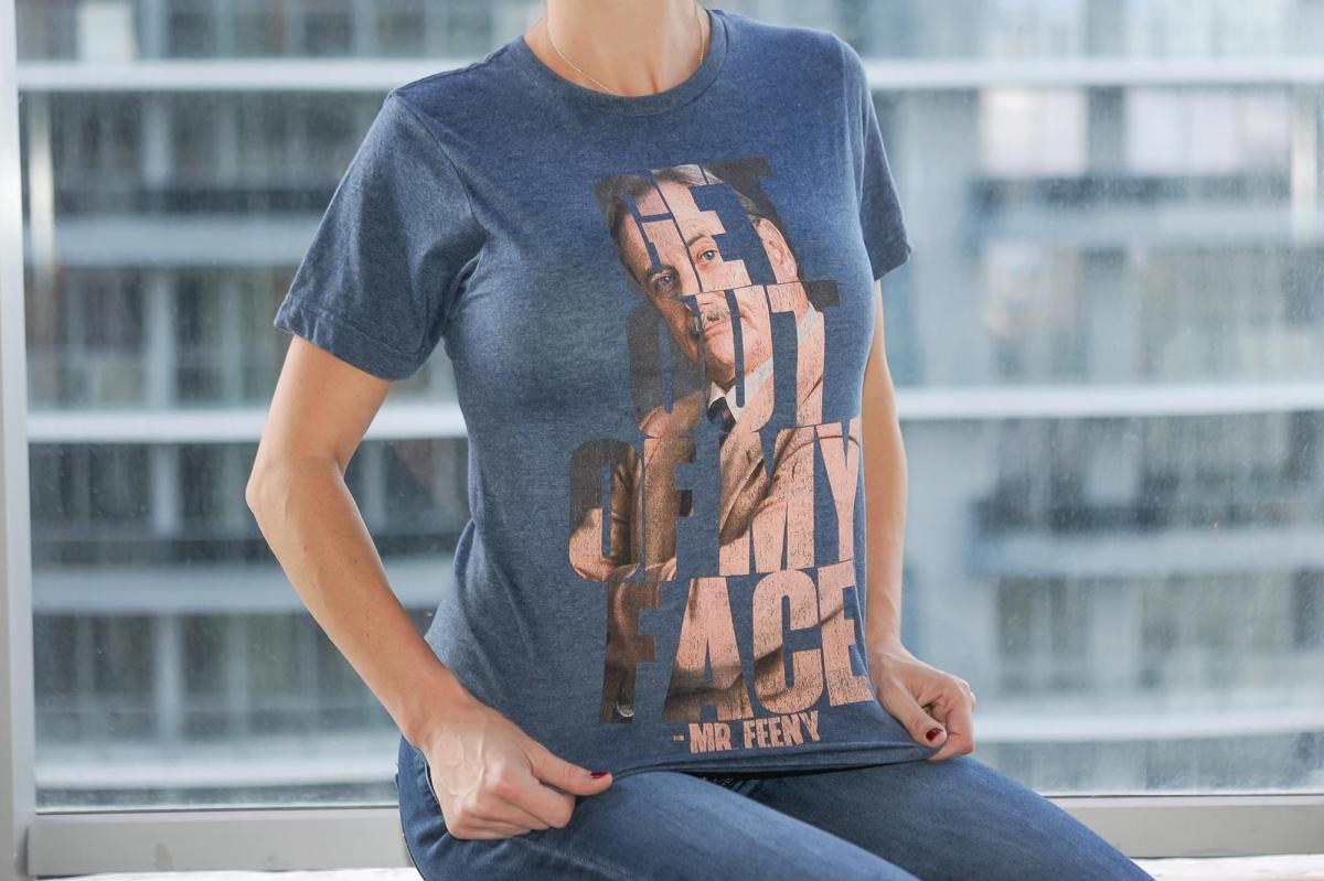 Boy Meets World Get Out Of My Face Adult Blue T-Shirt | XL picture