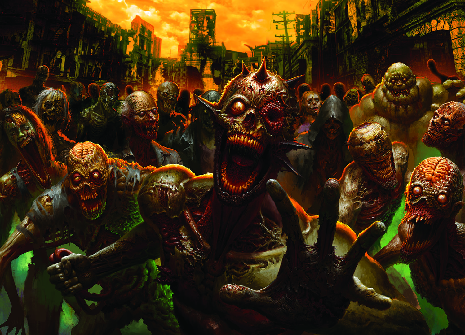 Zombie Horde 1000 Piece Jigsaw Puzzle picture