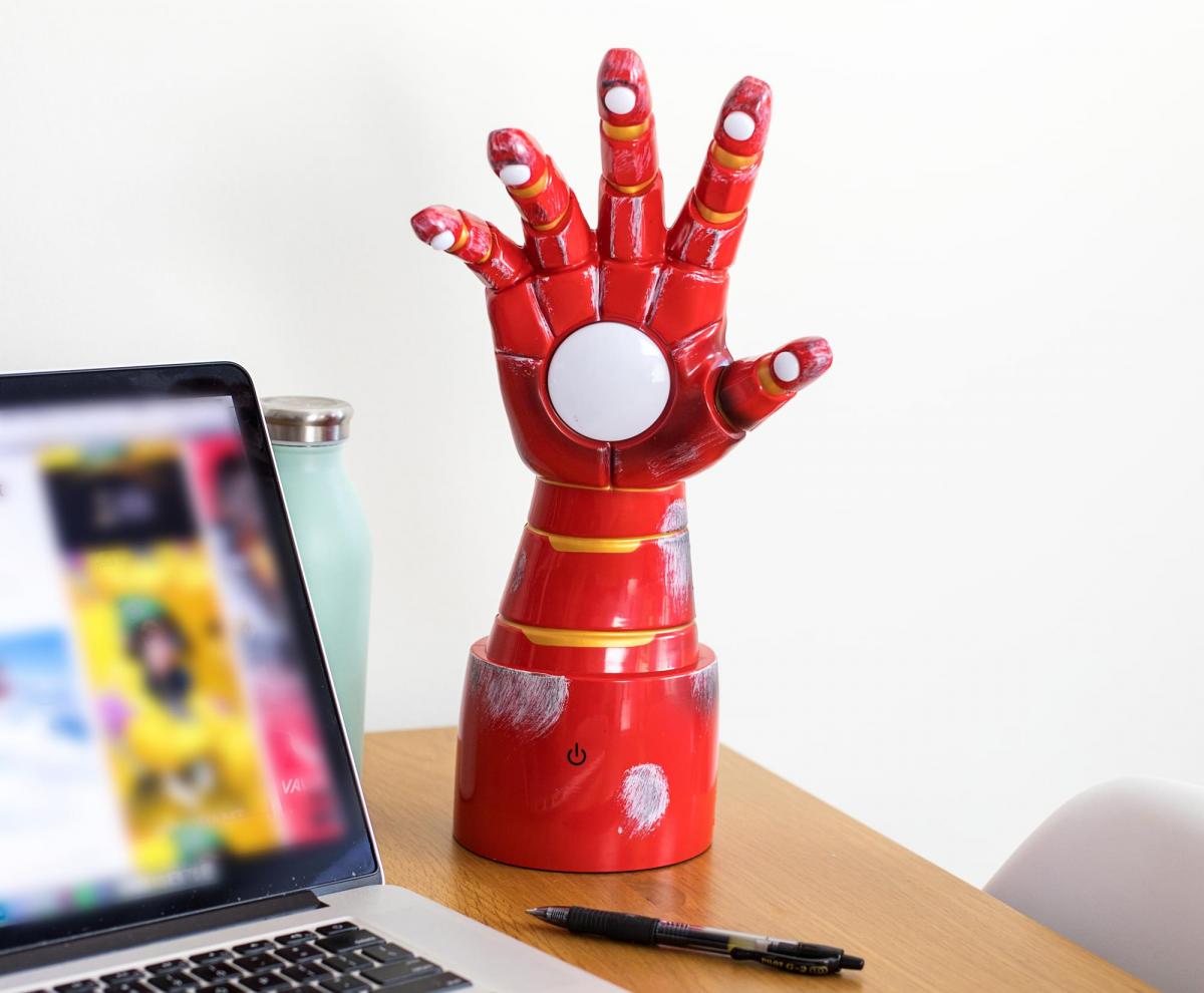 Marvel Iron Man Gauntlet 14 Inch LED Collectible Lamp picture