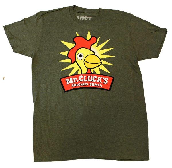 Lost "Mr. Cluck's Chicken" Men's Green T-Shirt - MD