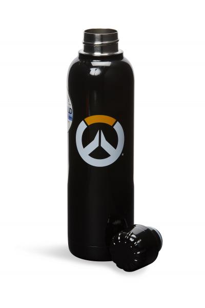 Overwatch Logo 17oz Black Stainless Steel Water Bottle picture