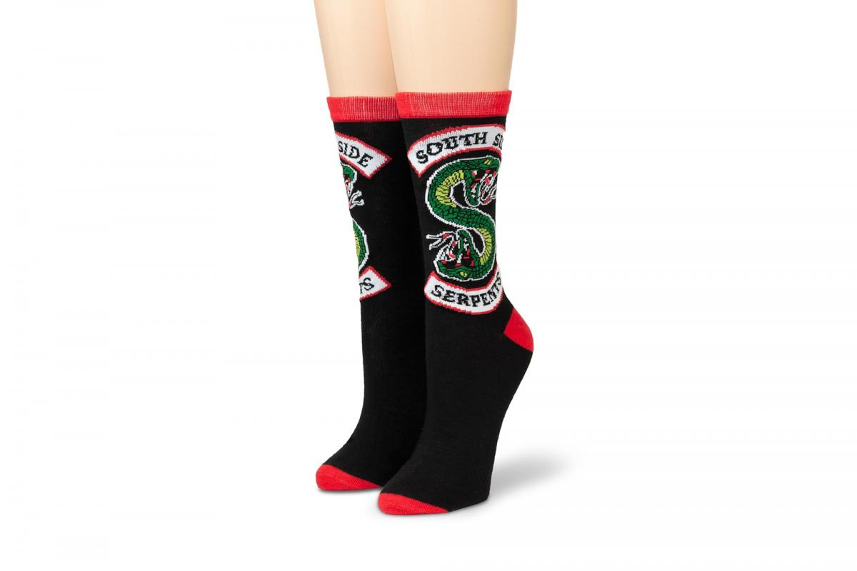 Riverdale Black Serpents Men's Casual Crew Sock | 1 Pair picture