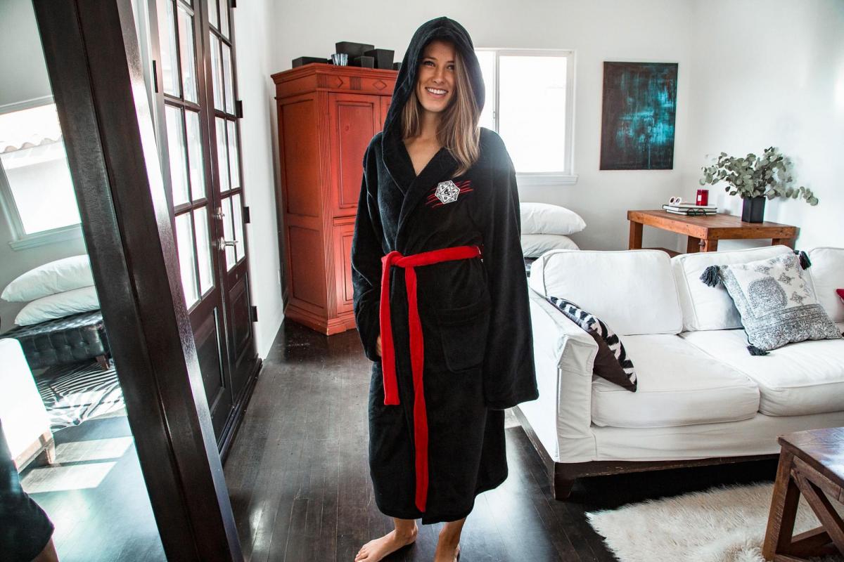 D&D Dungeon Master Adult Fleece Robe | One Size picture