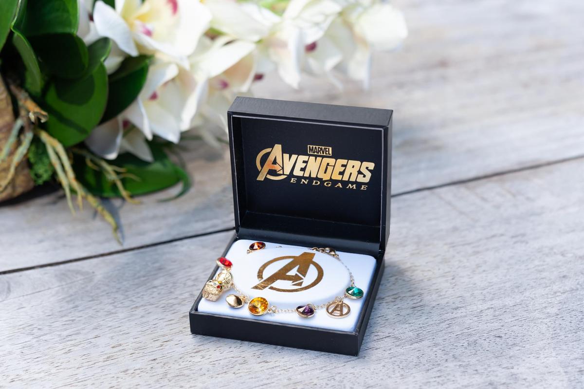 Marvel Avengers Endgame Infinity Stone Charm Bracelet picture