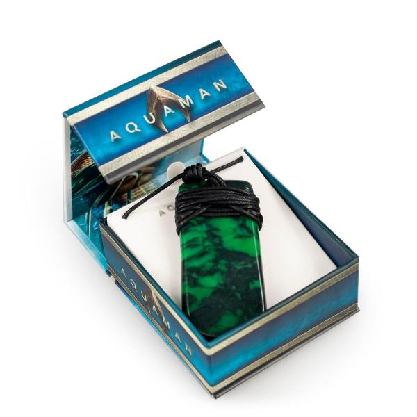 Aquaman Movie Maori Greenstone Toki Pendant Replica Necklace picture
