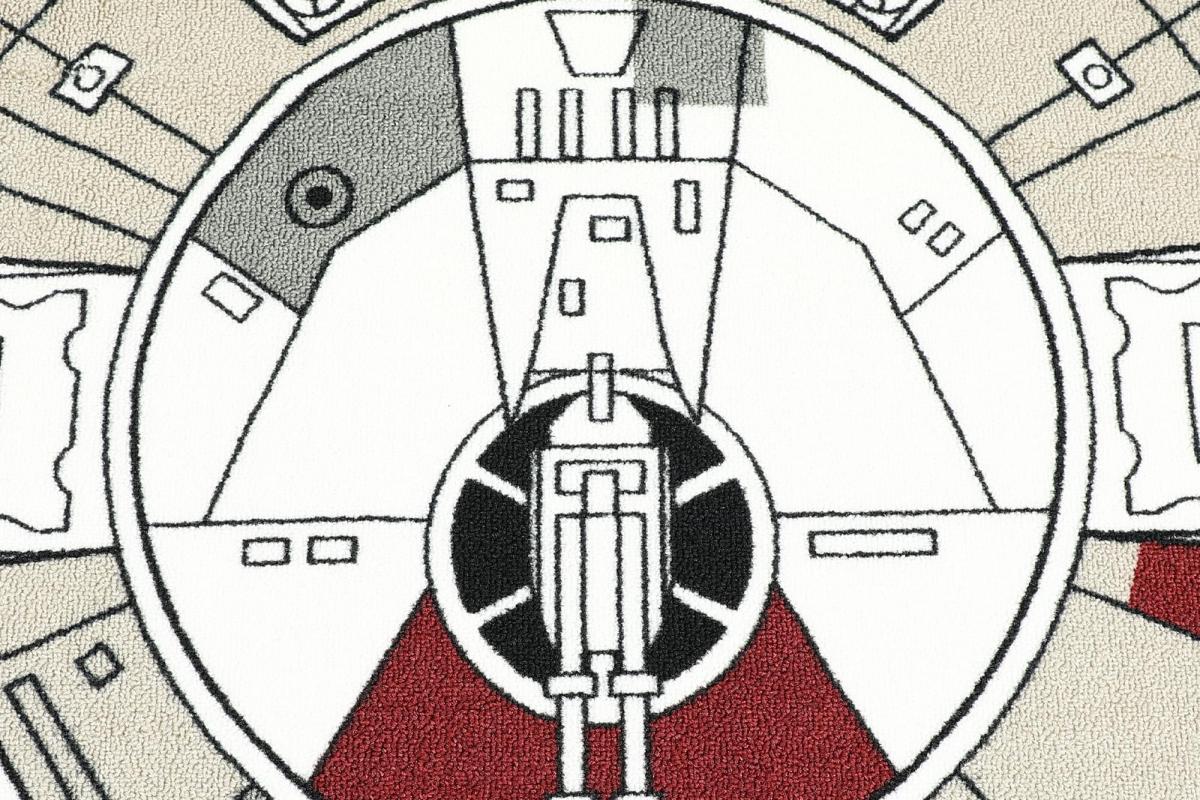 Star Wars Millennium Falcon 79 x 104 Inch Area Rug picture