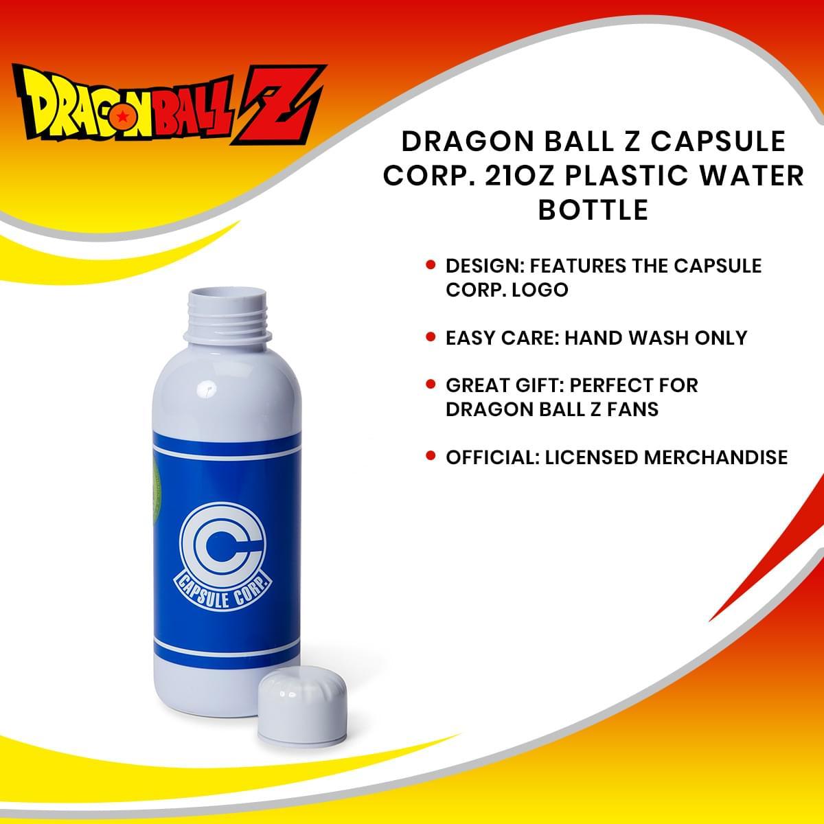 Dragon Ball Z Capsule Corp. 17oz Plastic Water Bottle picture
