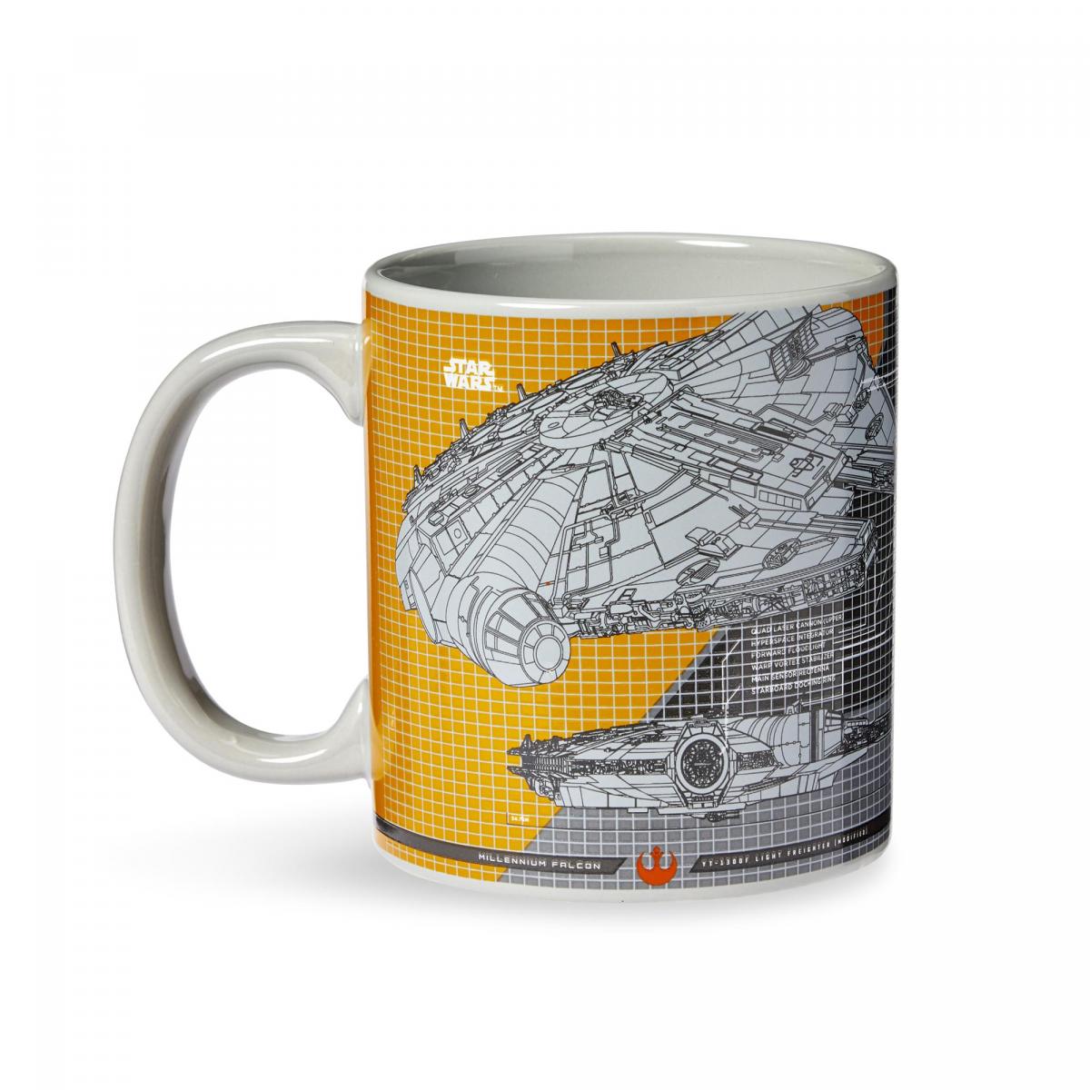 Star Wars Millennium Falcon Tech 20oz Ceramic Mug picture