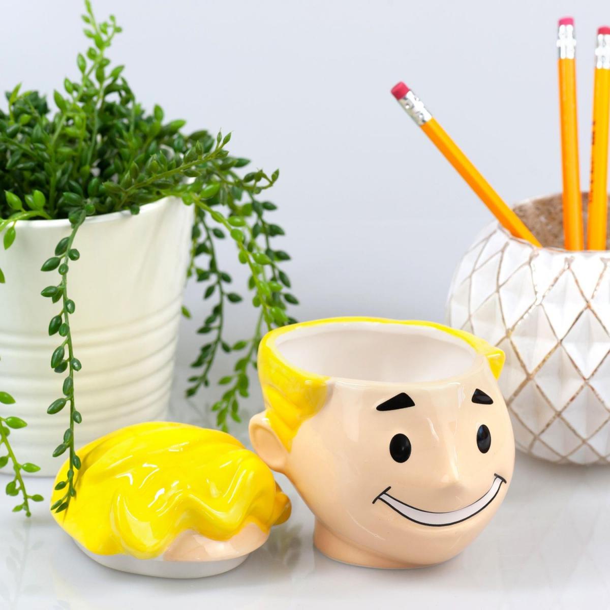 Fallout Vault Boy 3D Ceramic Cookie Jar picture