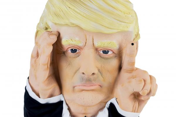 Scary Peeper Tapping President Halloween Decoration picture