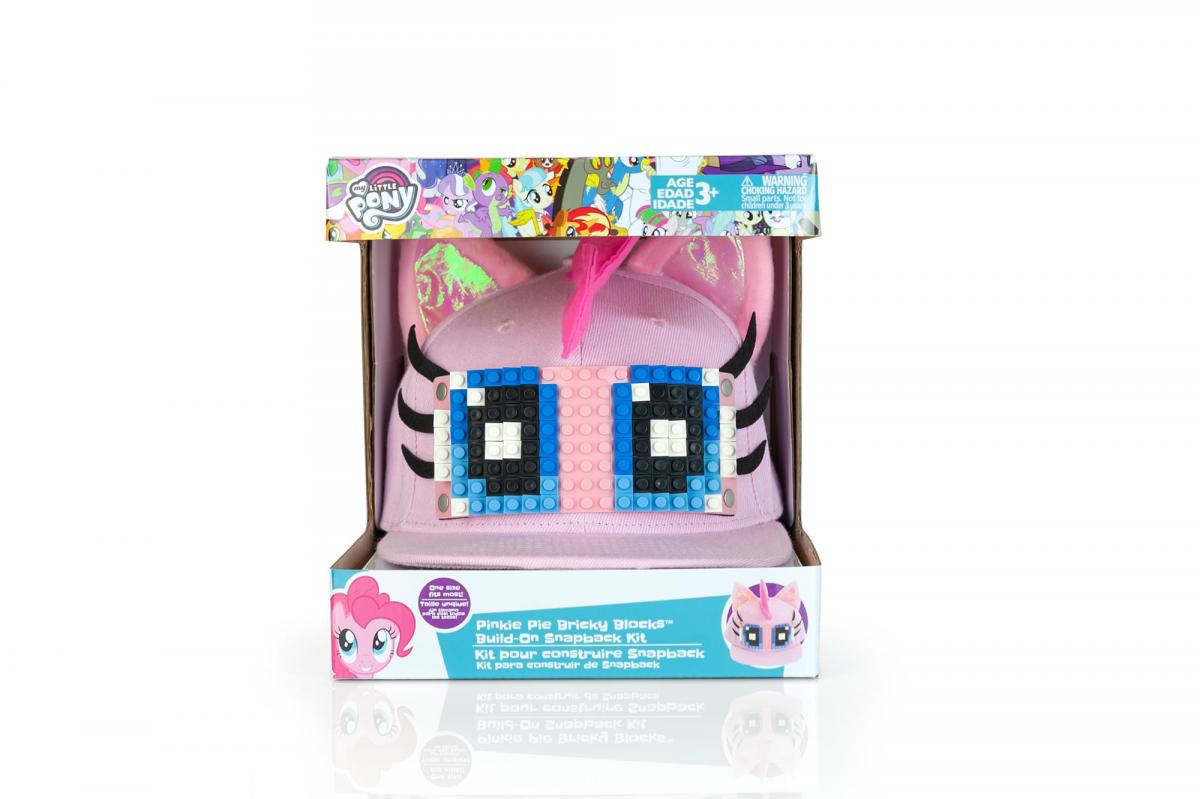 My Little Pony Pinkie Pie Bricky Blocks Snapback Hat picture